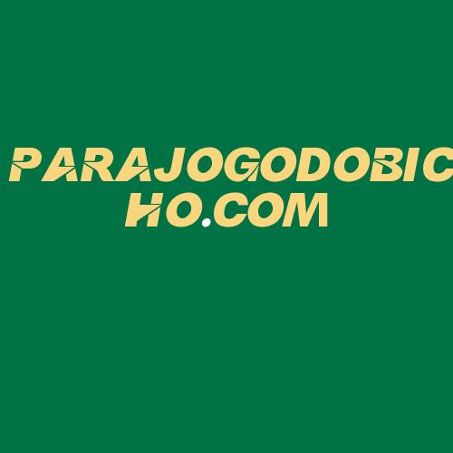 Logo da PARAJOGODOBICHO